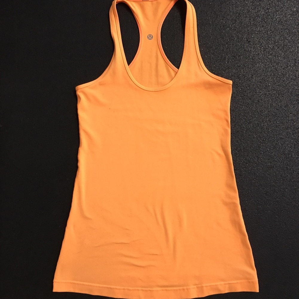 Lululemon cool racerback size 6 Sherbert orange